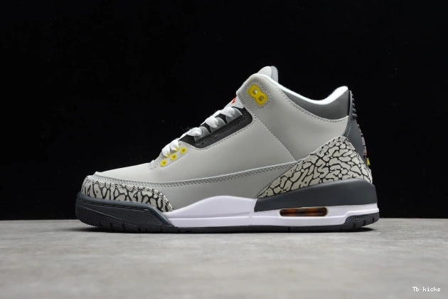 Reps TBK Retro Air 3 (2021) Grey Jordan Cool CT8532-012 0825